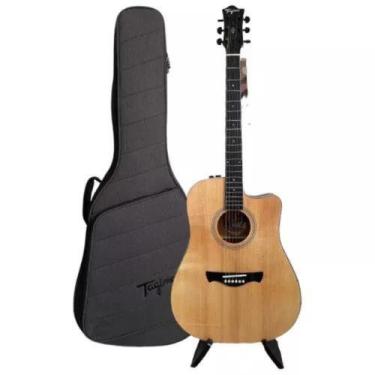 Imagem de Violão Acústico Tagima Folk Aço Tampo Sólido Sunset Com Bag