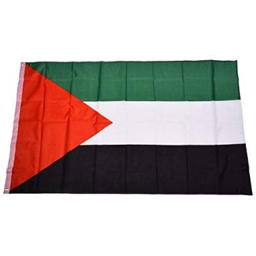 Imagem de Bandeira da Palestina 145cm x 90cm da Marca Minha Bandeira - Dupla Face
