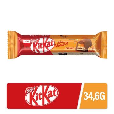 Imagem de Chocolate Nestlé Kit Kat Mini Moments Caramel 34,6g