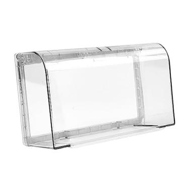 Imagem de Ioensy Tampa externa do interruptor da lâmpada do protetor da tomada 118 tipo tampa universal fácil de usar tomada à prova d'água caixa à prova de poeira, Claro