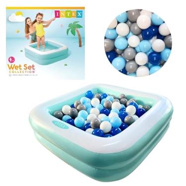 Imagem de Piscina de Bolinhas Candy 86cm Quadrada 57L + 50 Bolinhas (Azul)