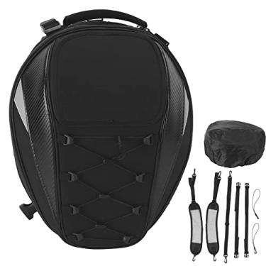 Imagem de Vomeko Mochila para motociclista – Bolsa de assento traseiro de grande capacidade – universal – impermeável respirável – Mochila para motocicletas longas bolsa universal para motocicletas