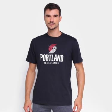 Imagem de Camiseta NBA Portland Trail Blazers New Era Logo Masculina-Masculino