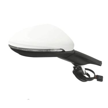Imagem de Espelho retrovisor lateral adequado para Volkswagen VW Golf 7 MK7 2014 2015 2016 2016 Retrovisor lateral de passageiro, ajuste elétrico, seta, aquecimento, dobra elétrica, luz de chão