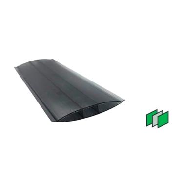 Imagem de Perfil H de Emenda de Policarbonato 4mm 6mts (Fumê)