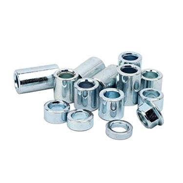 Imagem de Mokuo Espaçador de aço M12 buchas de manga de força de parafuso de 10,9 compatível com eixo clássico de 12 mm, 13 peças Comprimento: 5 mm-35 mm