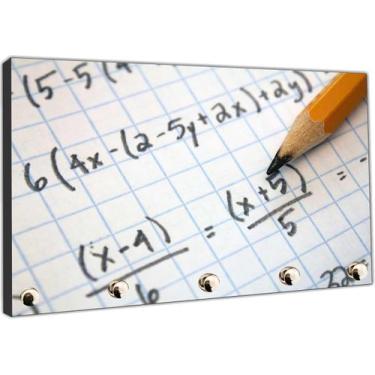 Imagem de Porta Chaves Matemática Licenciaturas Profissões Salas Organizador Cha