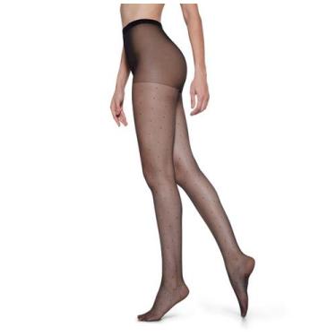 Imagem de Meia-Calça Clássica Fio15 Lupo Loba Fina 05687-001 Fina Poá Microfibra