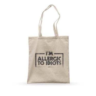Imagem de Ecobag Allergic To Idiots Studio Geek