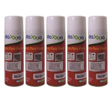 Imagem de 5 Unidades Spray Tinta Branca Forno Microondas Daxxia 300ml