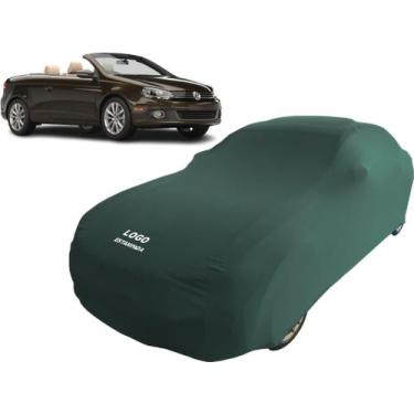 Imagem de Capa Carro Com Logo Volkswagen Eos Conversível Anti Riscos - Mz, Verde