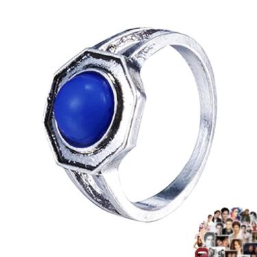 Imagem de UoYu Conjunto de 21 peças de adesivos de joias The Vampire Diaries Anel de família de vampiros Klaus Mikaelson para fãs joias para homens e mulheres, Zinco, Sem pedra preciosa