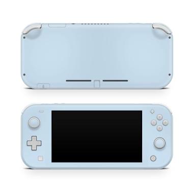 Imagem de Tacky Design Película de cor sólida compatível com o envoltório Nintendo Switch Lite, película sólida minimalista para Nintendo Switch Lite, decalque de vinil premium 3M (azul celeste)