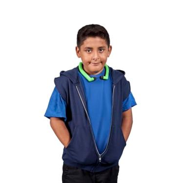 Imagem de Abilitations Colete com capuz pesado SS350M, azul-marinho