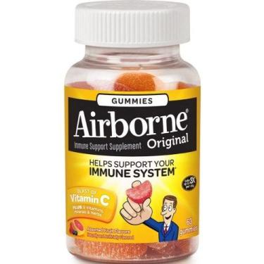 Imagem de Chicletes Airborne Imunológico - Frutas Sortidas - 63 Unidades