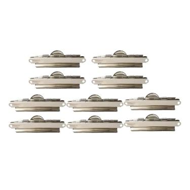 Imagem de KiBcsLic Clipes de 10pcs de 4 polegadas de longa papelaria acessórios de desenho quadro de clipe clipe clipe de dobradiça de metal para artesanato de