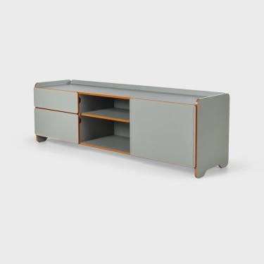 Imagem de Rack para Sala de Estar para Tv até 75 Polegadas Flea A 58cm x C 182cm x P 48cm