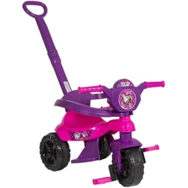 Imagem de Triciclo Infantil Motoca Passeio Menina Baby Dog Rosa