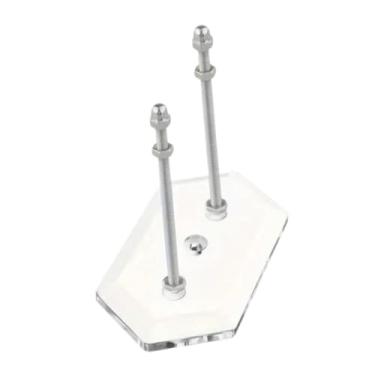 Imagem de menolana Suporte de Parede para Skate, Suporte para Exibição de Deck de Skate, Efeito Flutuante Vertical, Suporte Estável para Armazenamento, Cabide para Skate, Claro