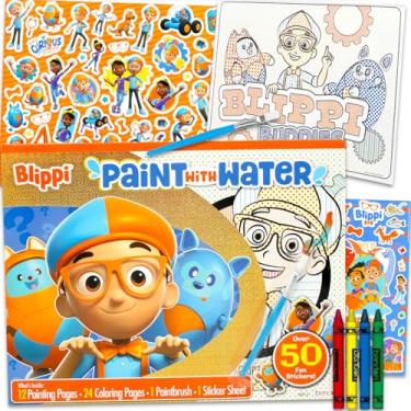 Imagem de Blippi Coloring Book and Stickers Set - Giant Art Activity Book for Boys, Girls, Kids with Stickers, More | Blippi Arts and Crafts Coloring and Activity Kit