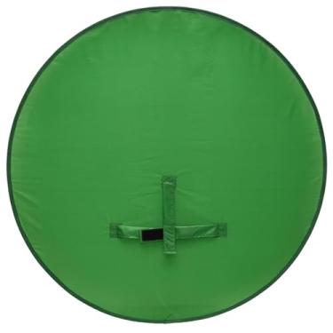 Imagem de Fundo Fotográfico Tela Estúdio Chroma Key VERDE 75cm p/Home Office Streaming Lives Gravação +Bolsa