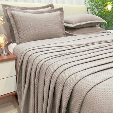 Imagem de Cama Posta King Size Seline Colcha Luxo 200 Fios Bordado 3 - De Luca E