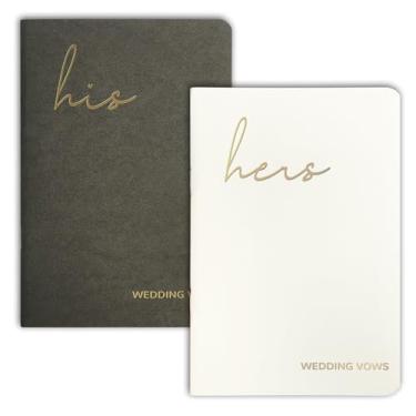 Imagem de Livros de votos de casamento para ele e ela, ideias de presentes de lista de presentes para noiva e noivo, essenciais de casamento