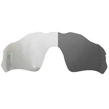 Imagem de Wetnenss Lentes de substituição para óculos de sol Oakley Radar EV Path OO9208/polarizadas de 1,5 mm/fácil de instalar (fotocrômico claro)
