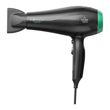 Imagem de Secador de Cabelo Babosa Ceramic Ion 220V GA.MA ITALY, Preto e Verde, 