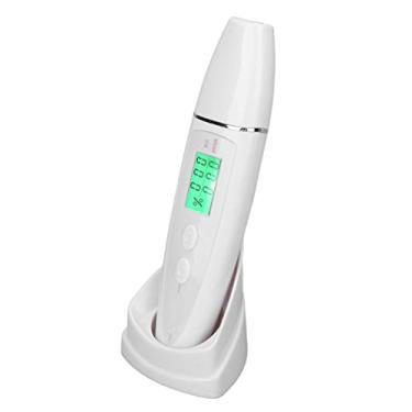 Imagem de Zerodis Detector de Pele Digital Pen do Testador de Pele Facial Portátil para Salão de Beleza Em Casa, Consulta de Dados Históricos, para Casa (Branco)