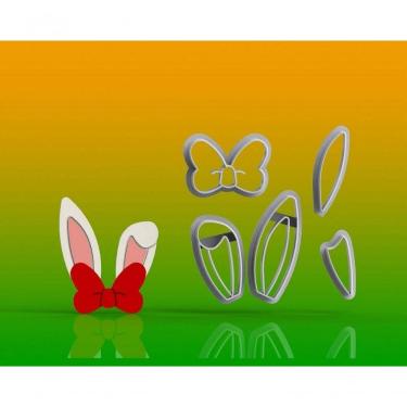 Imagem de Cortador Páscoa - Coelho Orelhas Modular Tamanho 4 Cm