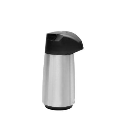 Imagem de Garrafa Térmica Tramontina Exata Aço Inox com Ampola de Vidro 1 L