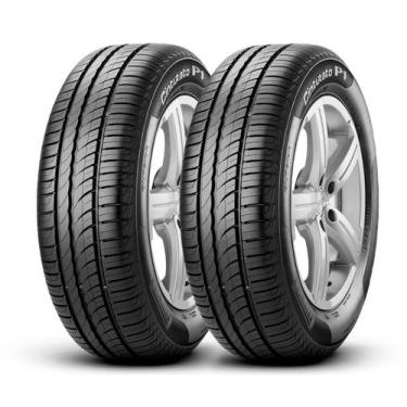 Imagem de Kit 2 Pneus 195/55R16 Pirelli Cinturato P1 KA 91V Aro 16