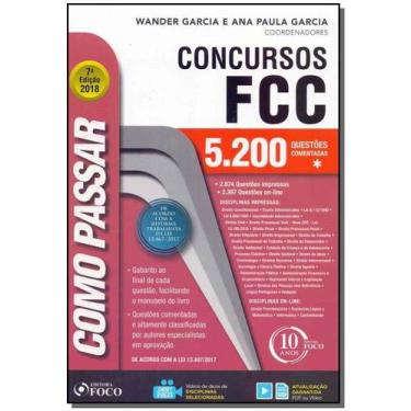 Imagem de Como Passar em Concursos FCC - 07Ed/18 - FOCO EDITORA, 3