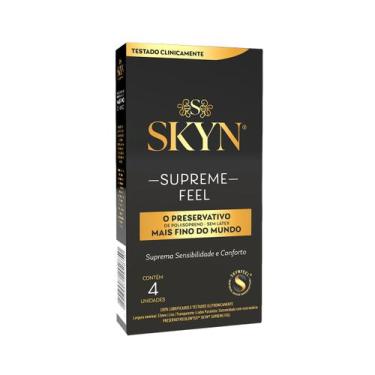 Imagem de Preservativo Blowtex Skyn sem Latex Supreme Feel O Mais Fino do Mundo 