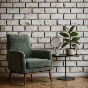 Imagem de Papel De Parede Brick Adesivo Efeito Pedras Lavável Autocolante Seleci