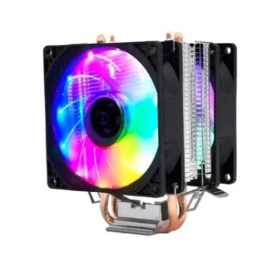 Imagem de Cooler Para Processador Amd / Intel Duplo LED RGB Revenger - G-vr343