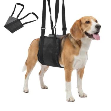 Imagem de Alça para cães grandes, suporte de perna traseira, peitoral portátil para pernas traseiras, P
