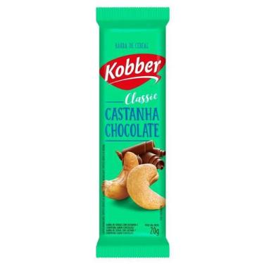 Imagem de Barra de Cereal Classic Castanha com Chocolate Kobber 20g
