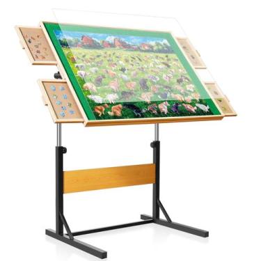 Imagem de Mesa de quebra-cabeça ALL4JIG 1500 peças com 4 gavetas de madeira