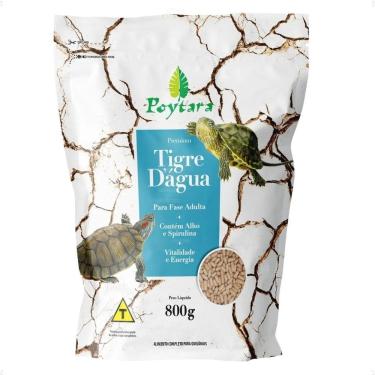 Imagem de Raçao Poytara Tigre D`Água 800G Tartaruga Aquática Aquário