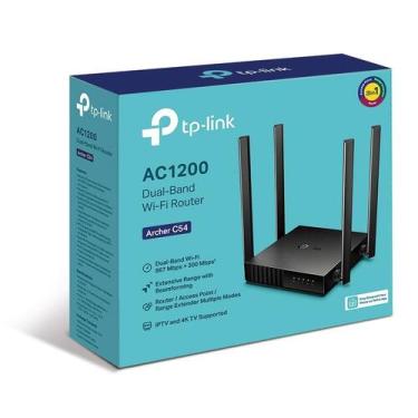 Imagem de Roteador Tplink Archer C54 Wireless Ac1200, 1, Bivolt