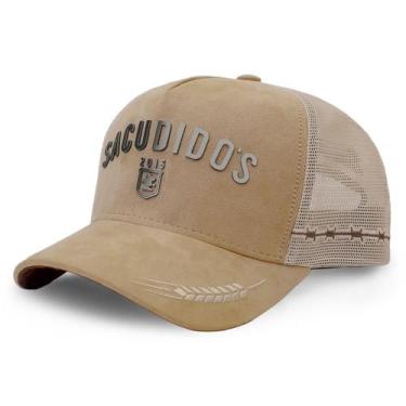 Imagem de Boné Sacudido's - Fogo - Suede Bege - Sacudidos