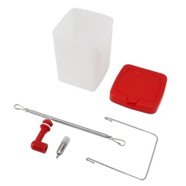 Imagem de Bebedouro de bico de frango, bebedor de aves de capoeira suspenso de grande capacidade com bebida automática para fazenda