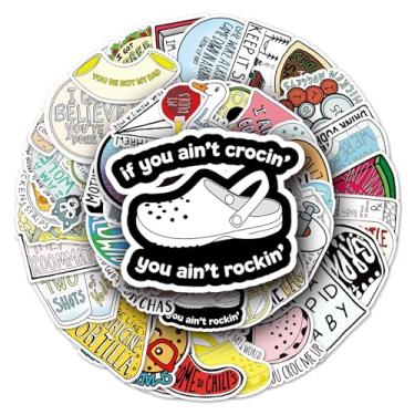 Imagem de 50 peças adesivos engraçados de treliça de videira de vento, decalques de vinil à prova d'água para garrafas de água, laptops, álbuns de recortes, malas, telefone, para-choques, capacetes, presentes