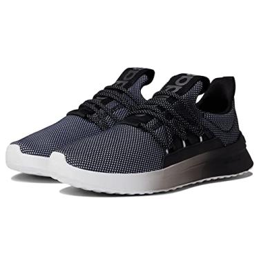 Imagem de adidas Tênis de corrida masculino Lite Racer Adapt 5.0, Branco/Preto/Branco (Largo), 11.5 Wide