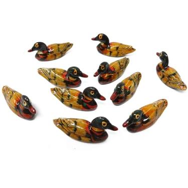 Imagem de 10 peças vintage pauzinhos de pato, suporte para descanso de pauzinhos de animais fofos, decoração de mesa divertida para garfos, colheres, facas, pincéis de pintura"