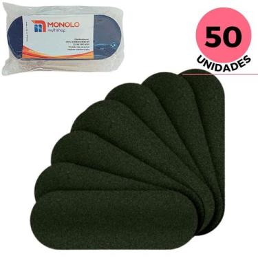 Imagem de 50 Lixas P/ Pés Refil Descartável - Monolo