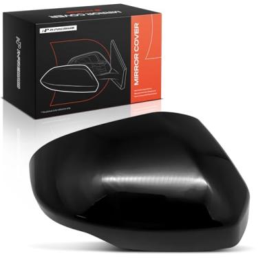 Imagem de A-Premium Tampa do espelho retrovisor do lado do passageiro - compatível com Honda CR-V CRV, HR-V HRV, 2023 2024 2025 - Preto liso, com furo de seta