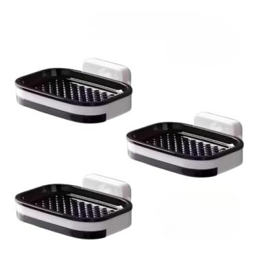 Imagem de Saboneteira Adesiva de Parede com Bandeja, Instalação Sem Perfuração para Banheiro(1)